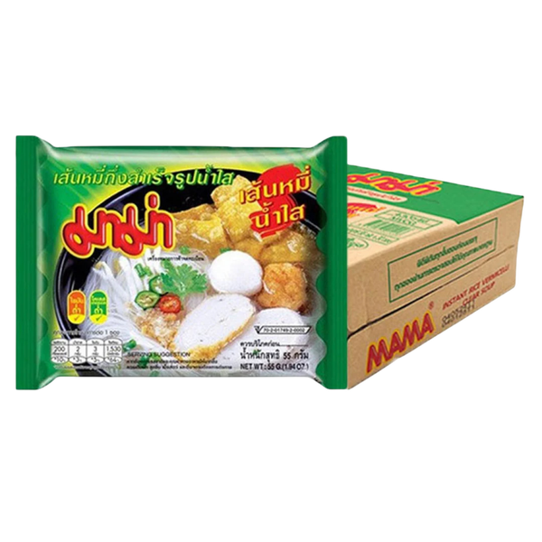 Mama Instant Rice  Vermicelli Clear Soup  30PKGSx55g
