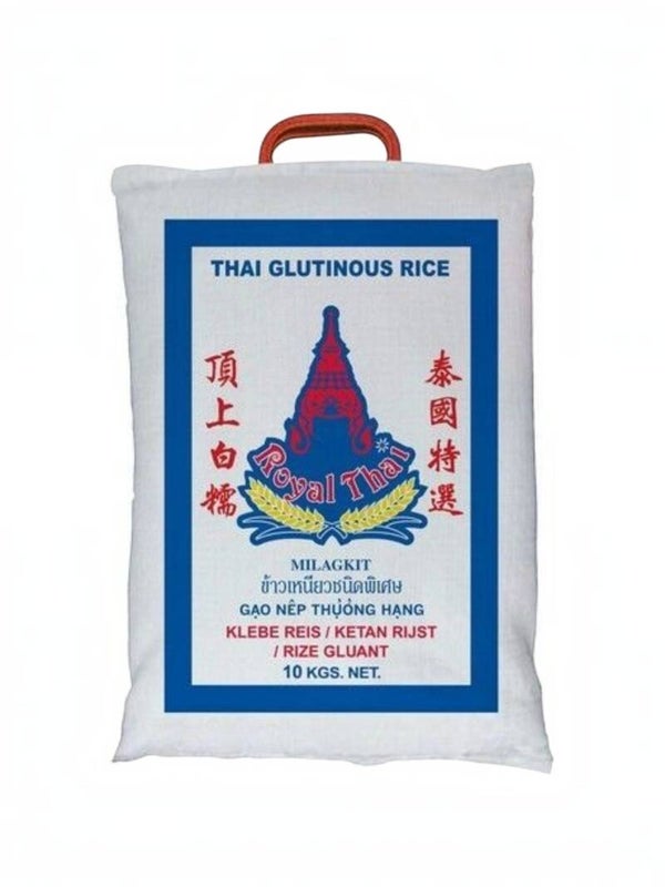 Thai Glutinous Rice-Sticky Rice 10Kg ข้าวเหนียว(Royal Thai Brand)