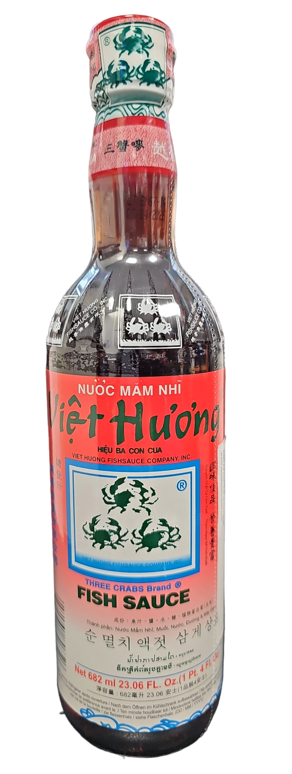 Three Crabs Brand Fish Sauce 682ml