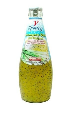 V-Fresh Lemon Grass drink with Basil Seed 290ml