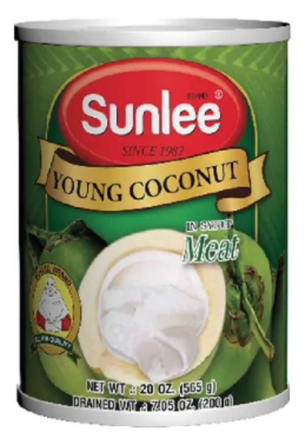 Sunlee Young coconut Meat in Syrup  565g