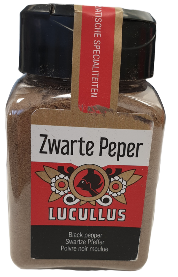 Zwart Peper Poeder 45g (Lucullus Brand)