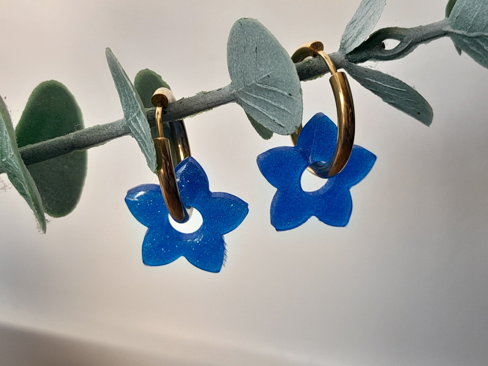 fleurs étoile en résine