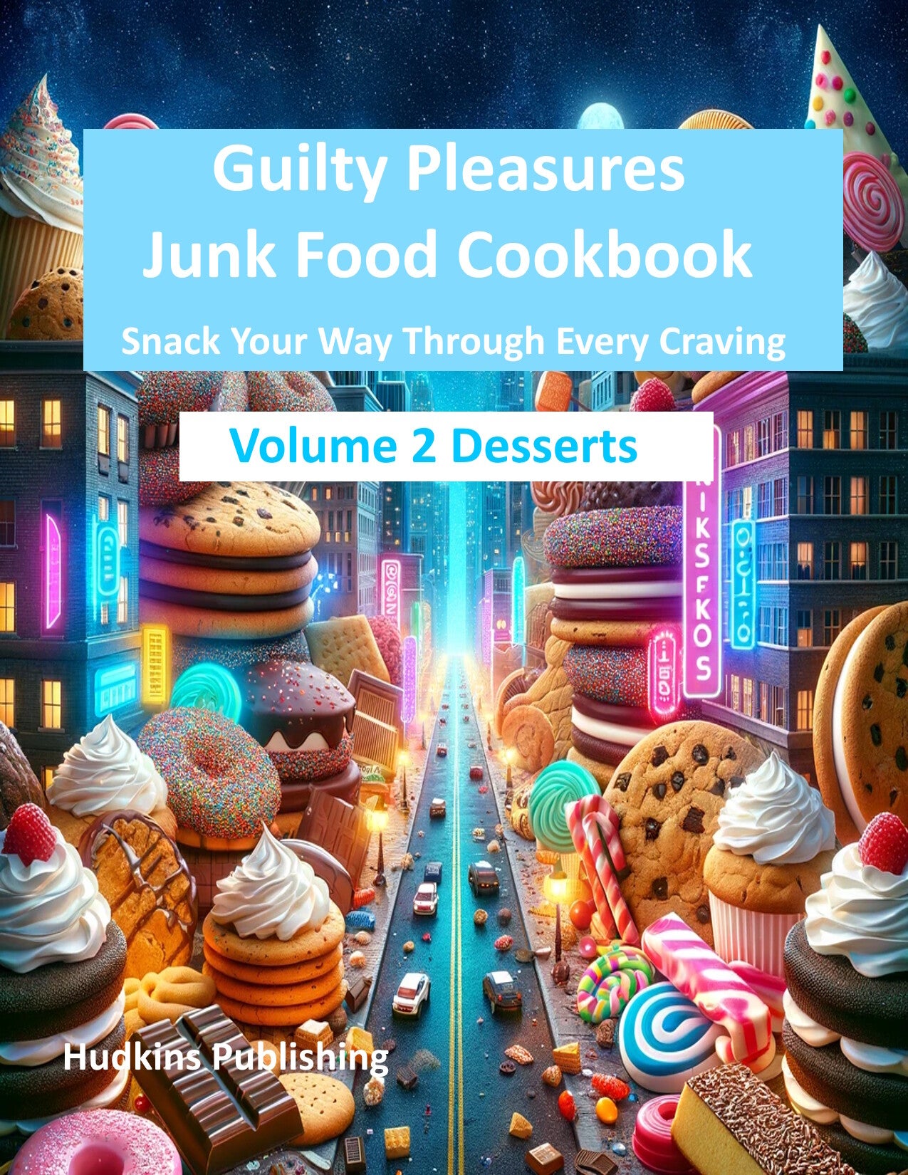 Guilty Pleasures Desserts, Junk Food Cookbook: Vol 2, Hudkins Publishing