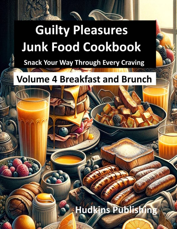 Guilty Pleasures Breakfast and Brunch, Junk Food Cookbook: Vol 4, Hudkins Publishing