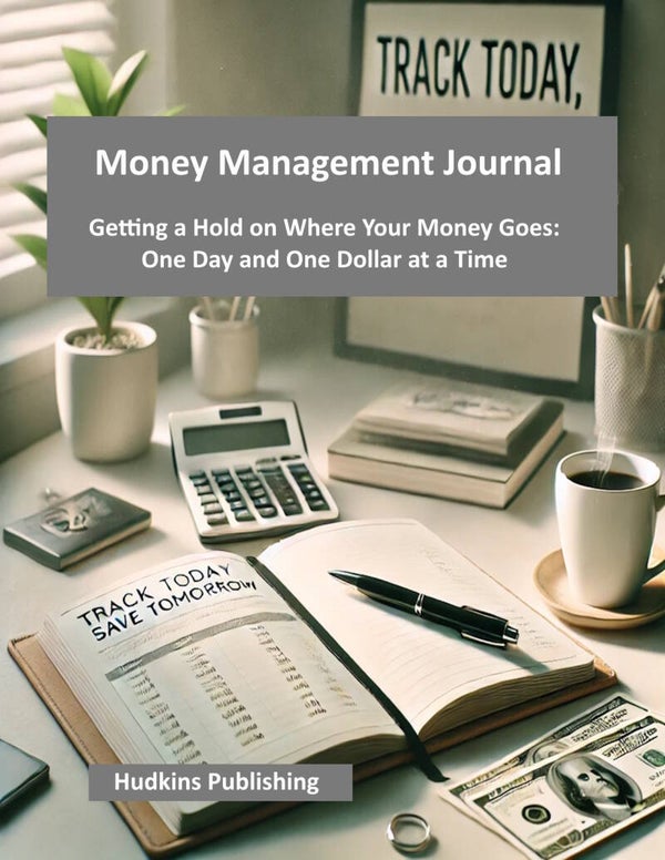Money Management Journal: Getting a Hold on Where Your Money Goes, Journal Logbook, Hudkins Publishing