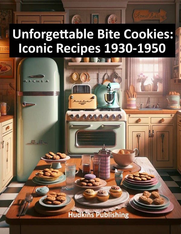 Unforgettable Bite Cookies: Iconic Recipes 1930-1950, Cookbook, Hudkins Publishing