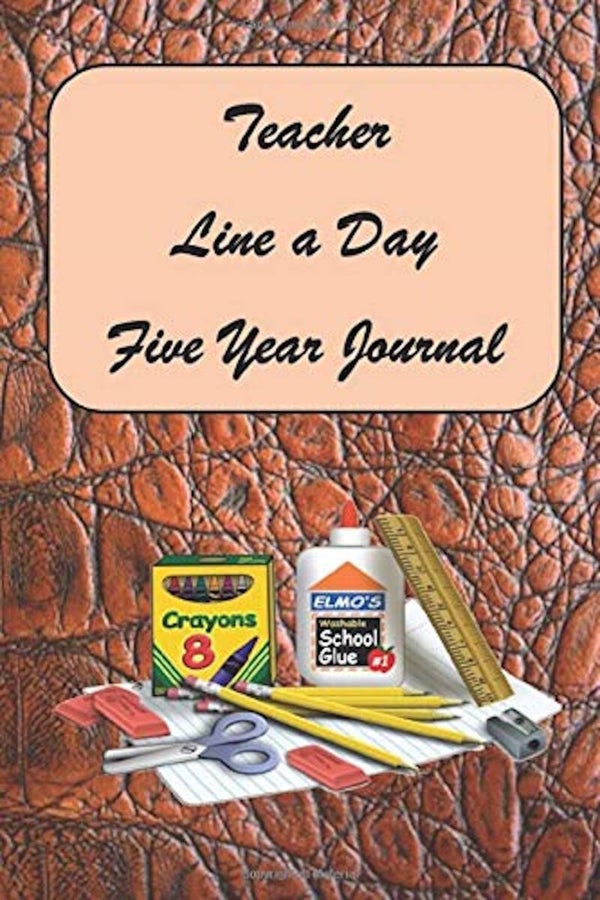 Teacher, Line a Day, Five Year Journal, Professional Journal, Hudkins Publishing