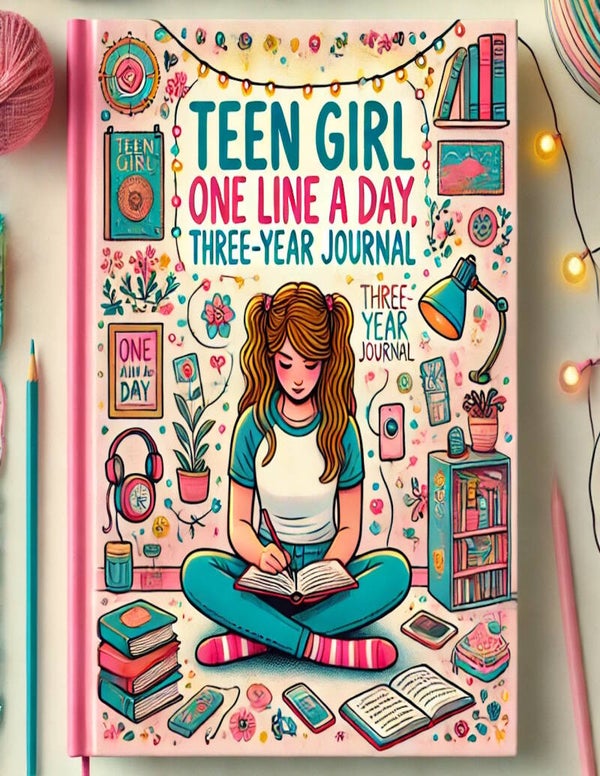 Teen Girl, One Line a Day, Three Year Journal, Misc. Journals, Hudkins Publishing