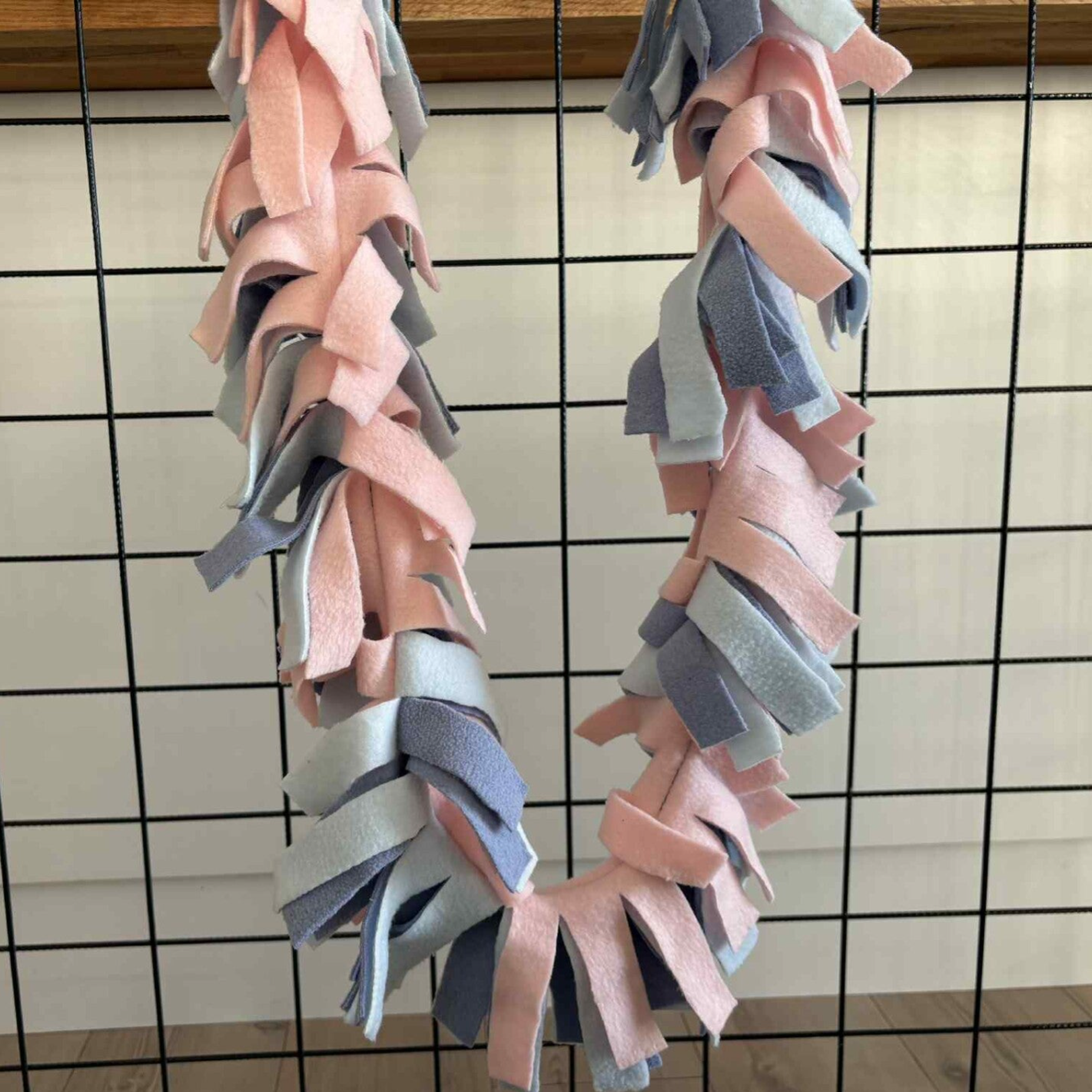 Fleece-legetøj pink/blå