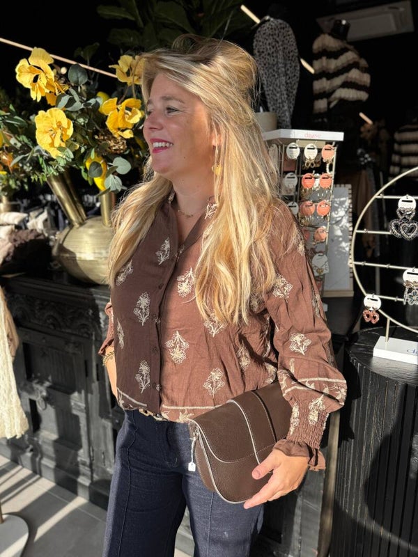 Blouse Romee bruin