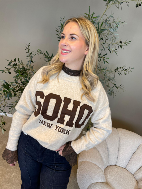 SOHO trui beige