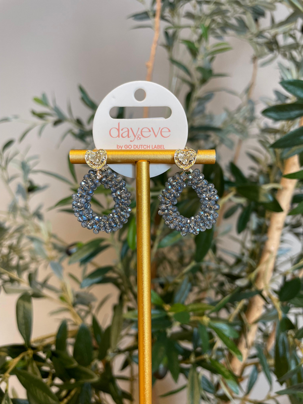 Oorbel Day & Eve Mila blauw