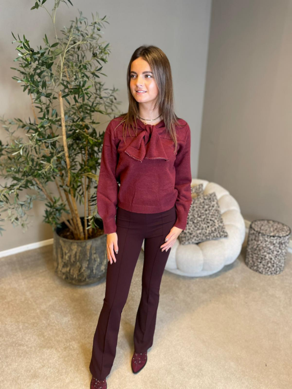 Trui Lily bordeaux