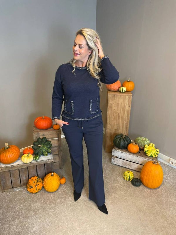Trui Julie blauw