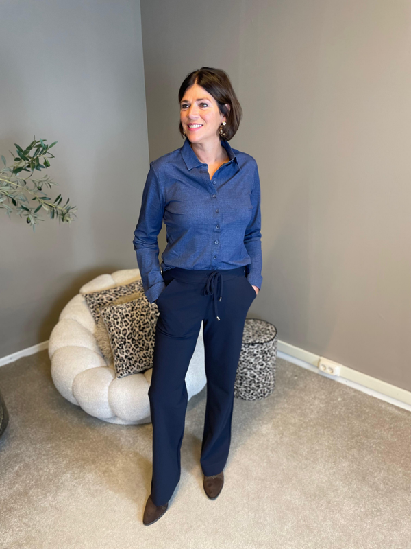 Mi Piace - blouse dark blue / denim