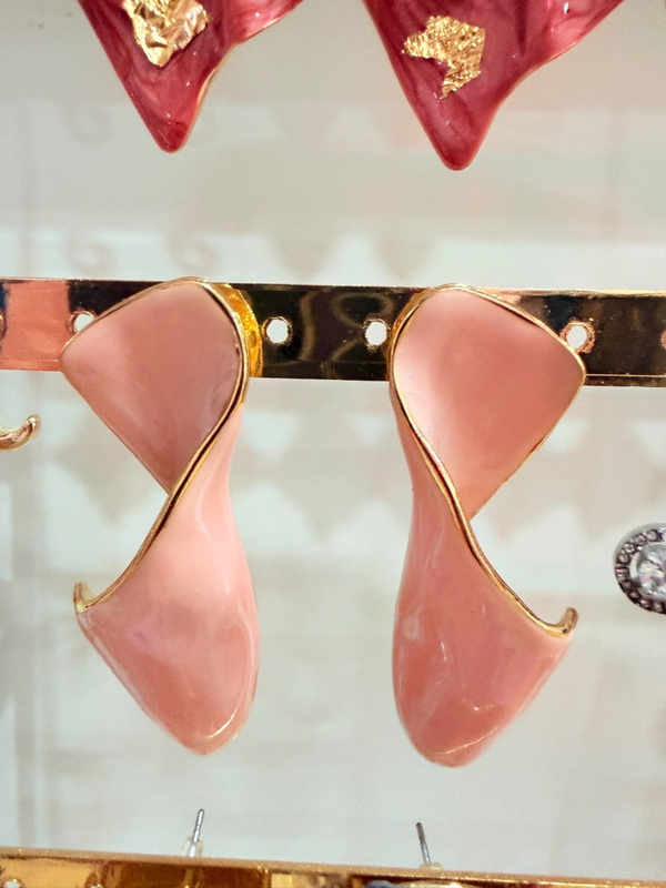 PENDIENTES FORMA ROSA