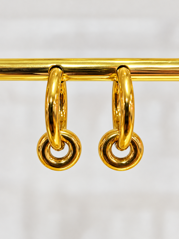 PENDIENTES DOBLE ARO