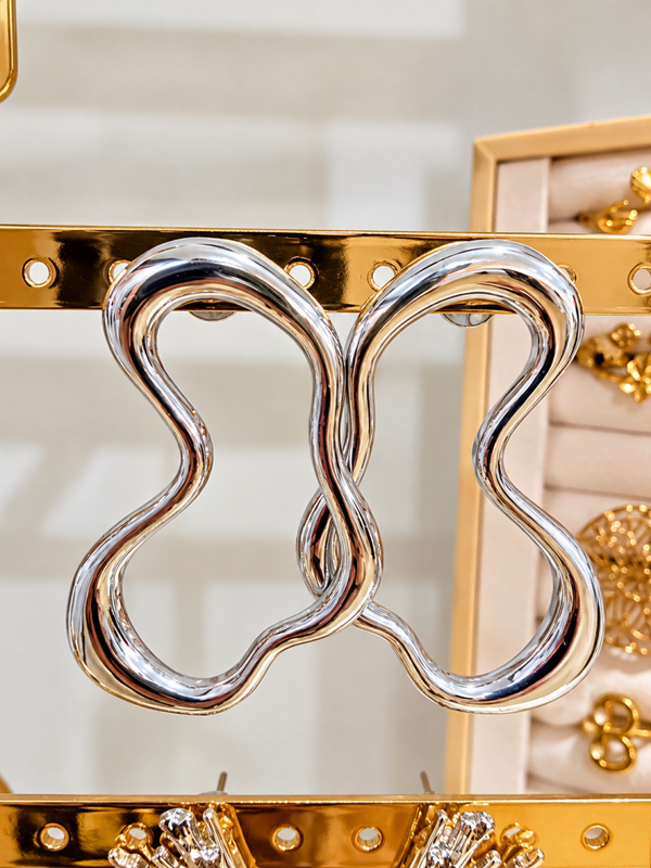 PENDIENTES ARO ONDAS