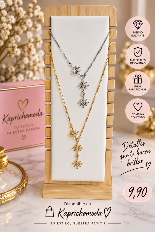 COLLAR ESTRELLAS POLAR