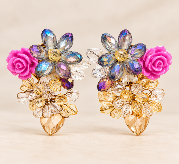 PENDIENTES FLORES