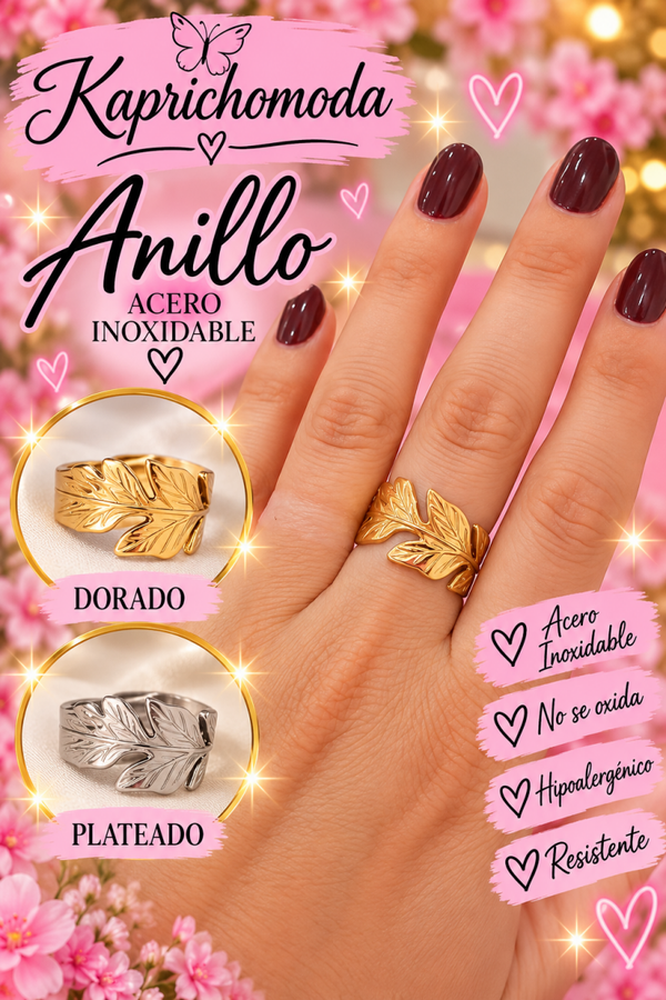 ANILLO HOJA