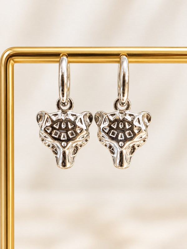 PENDIENTES LEOPARDO