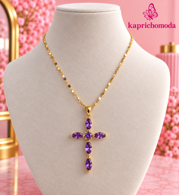 COLLAR CRUZ MALVA
