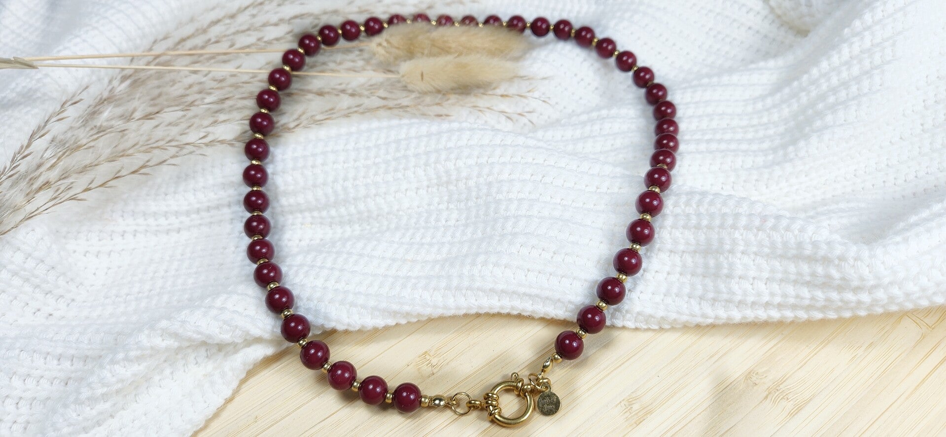 Burgundy ketting