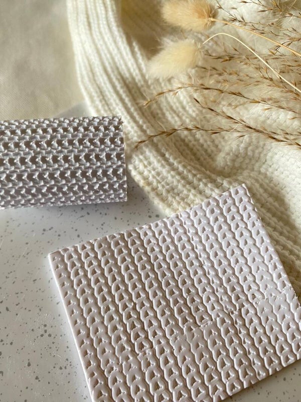 Textuurroller gebreid