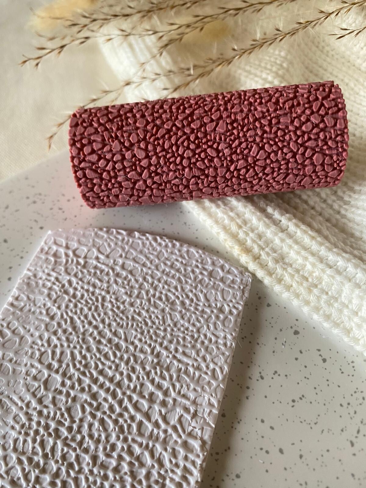 Textuurroller leer