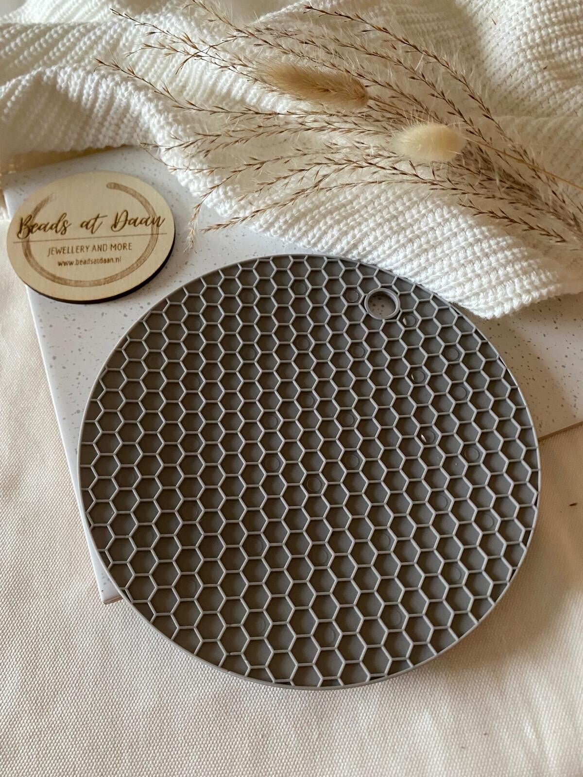 Siliconen (antislip) matje grijs