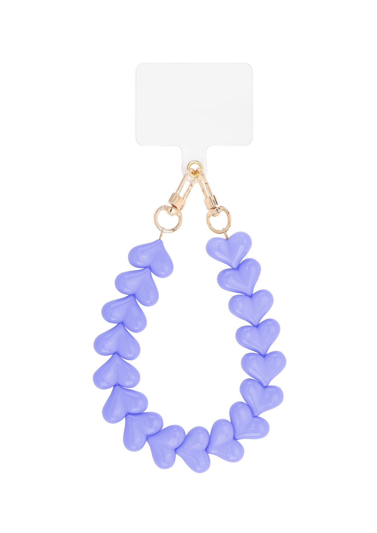 Telefoonkoord Purple Hearts