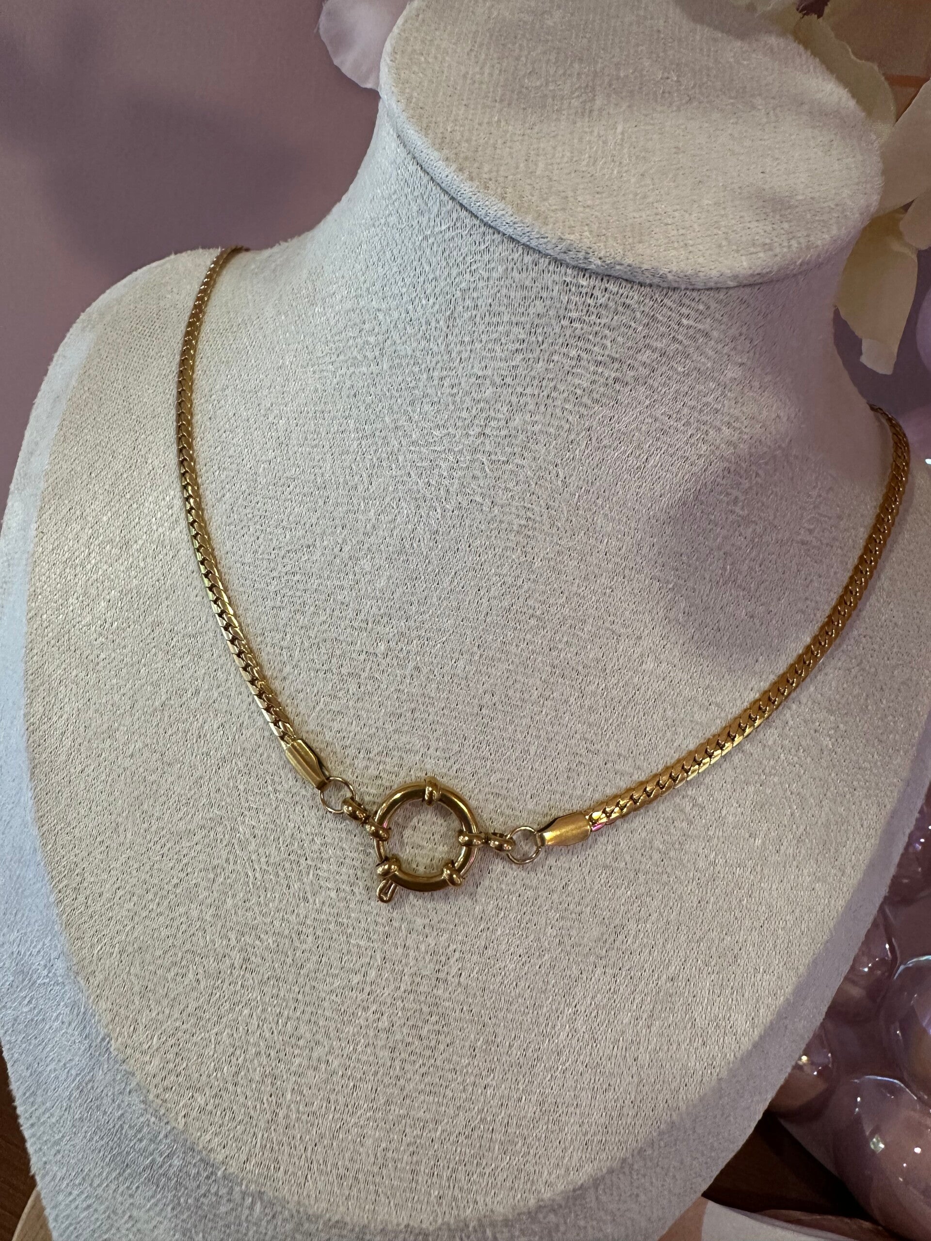 Snake chain met boeislot