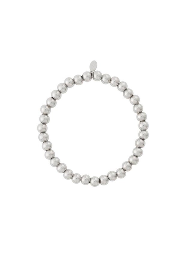 Massieve kralen armband silver 7MM