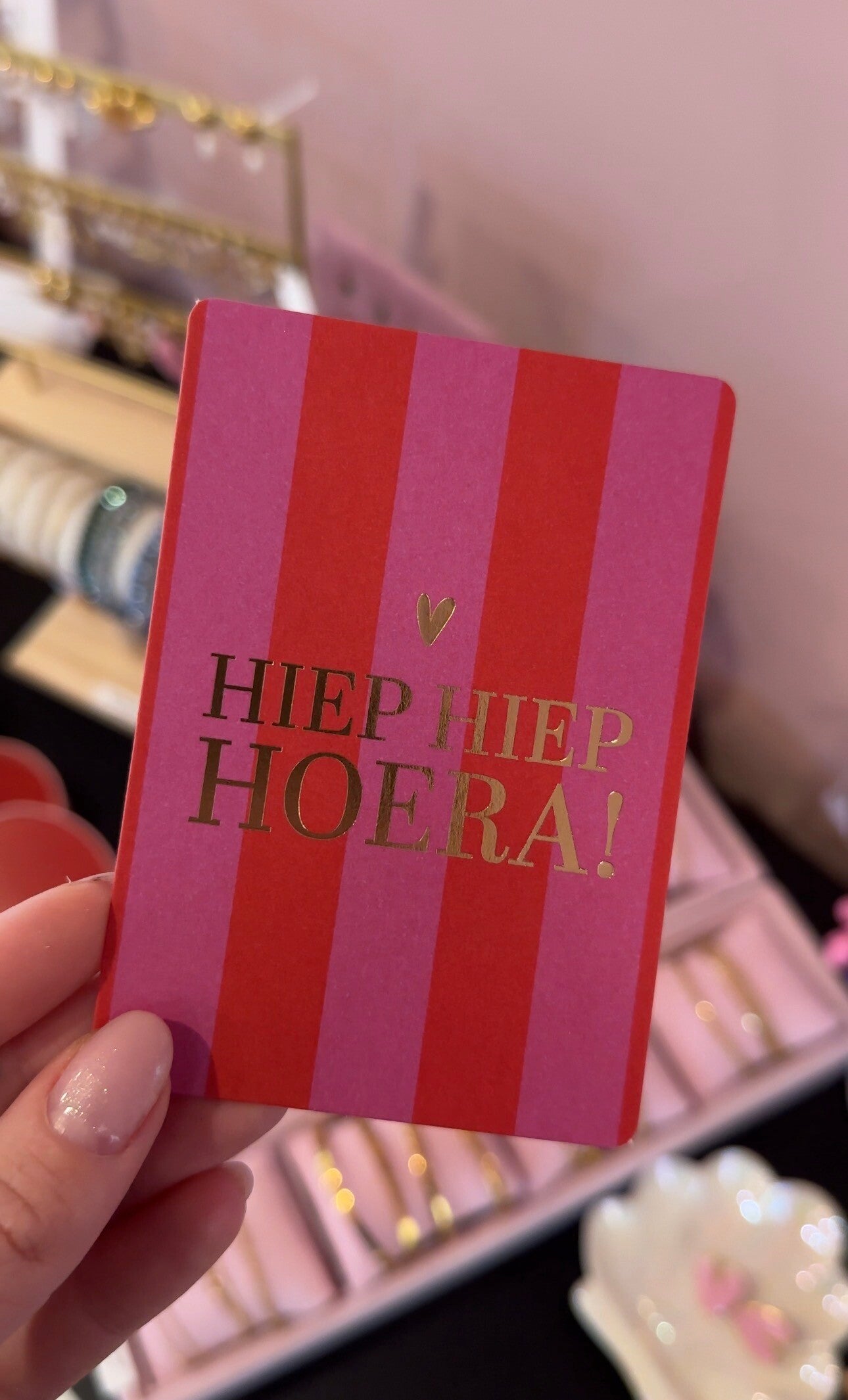 Hiep hiep hoera stripes mini