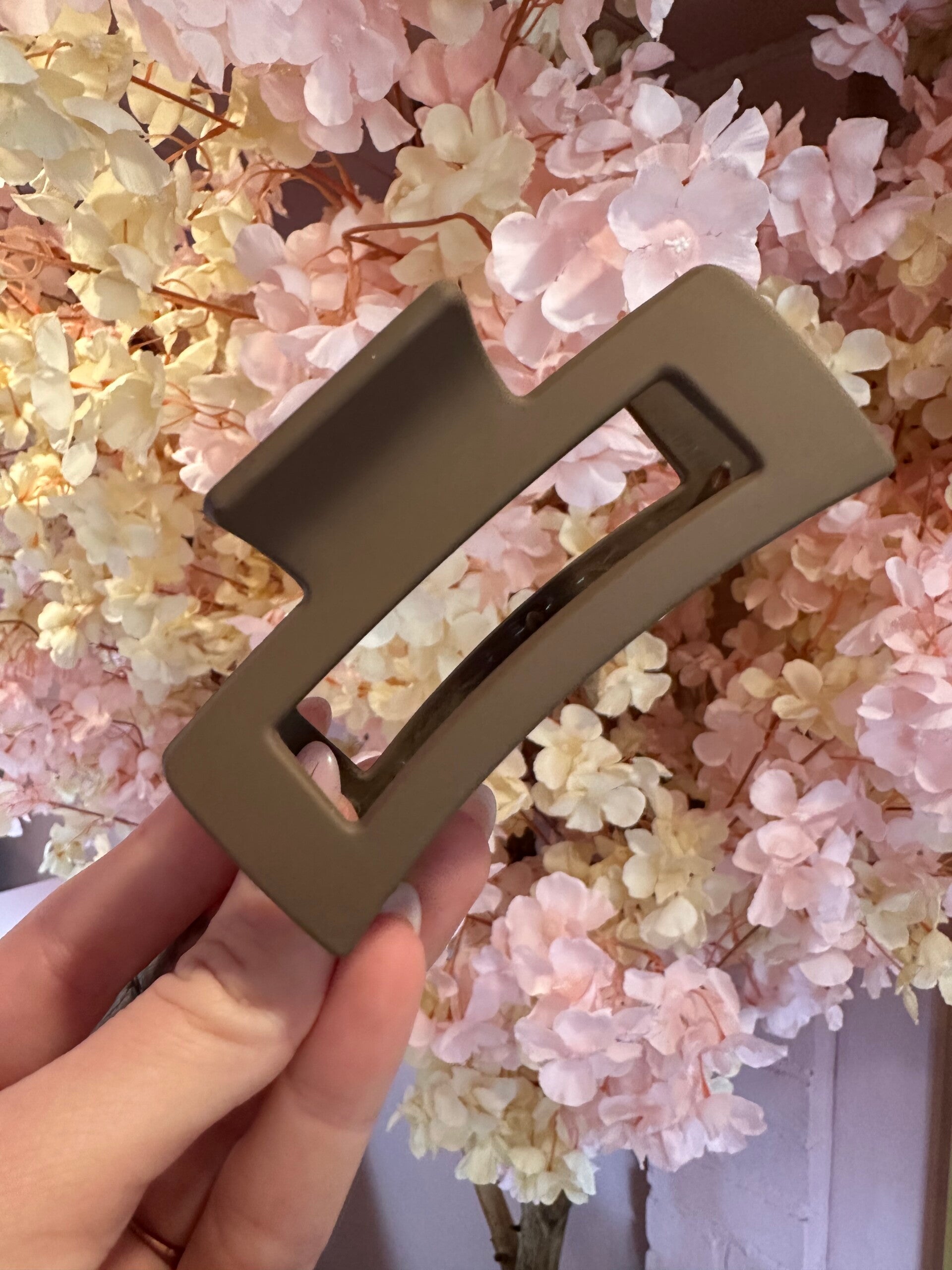 Haarklem licht bruin