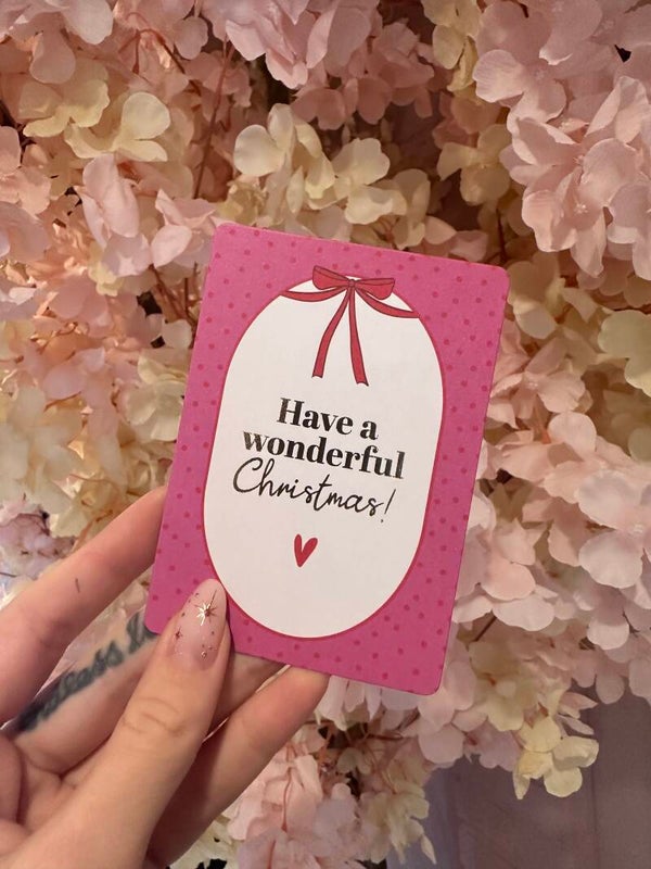 Have a wonderful Christmas mini