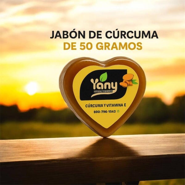 Jabón de Cúrcuma y Vitamina E, 50 Gramos