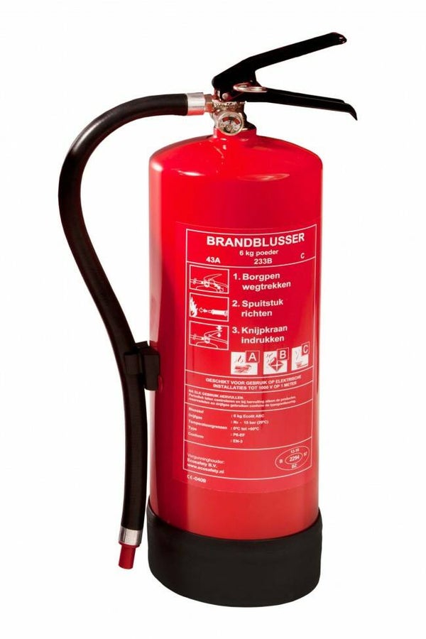 Divens Poederblusser 6 kg | 34A-233BC (ongekeurd)