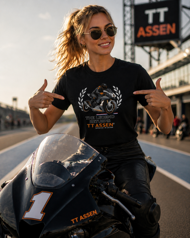 TT merchandise - TT Assen 2026 T-shirt - TT Shirt 2026 - TT merchandise - Dutch TT kleding - Motorsport 