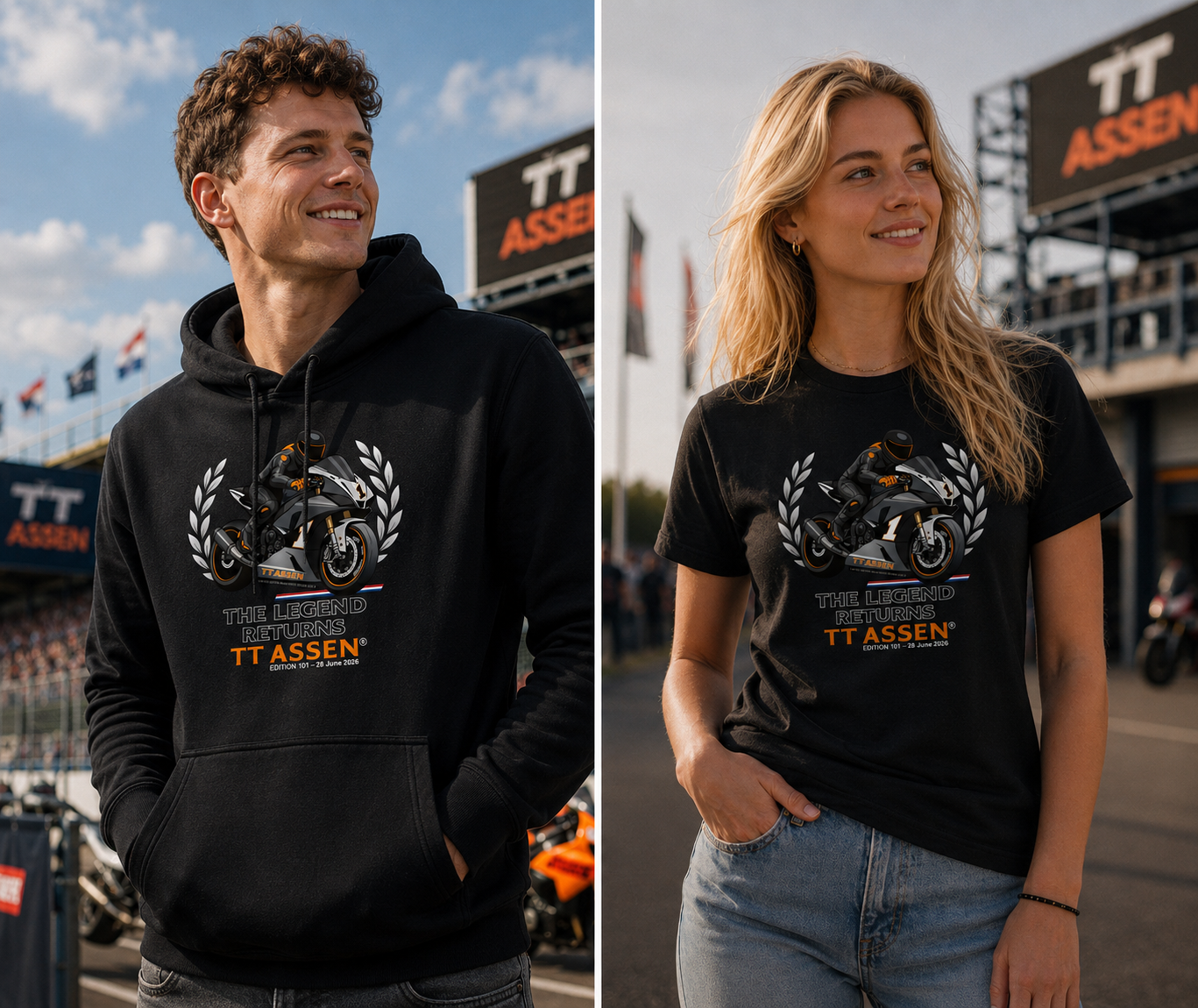 TT Assen 2026 T-shirt - TT Shirt 2026 - TT merchandise - Dutch TT kleding - Motorsport - TT merchandise - sport Assen