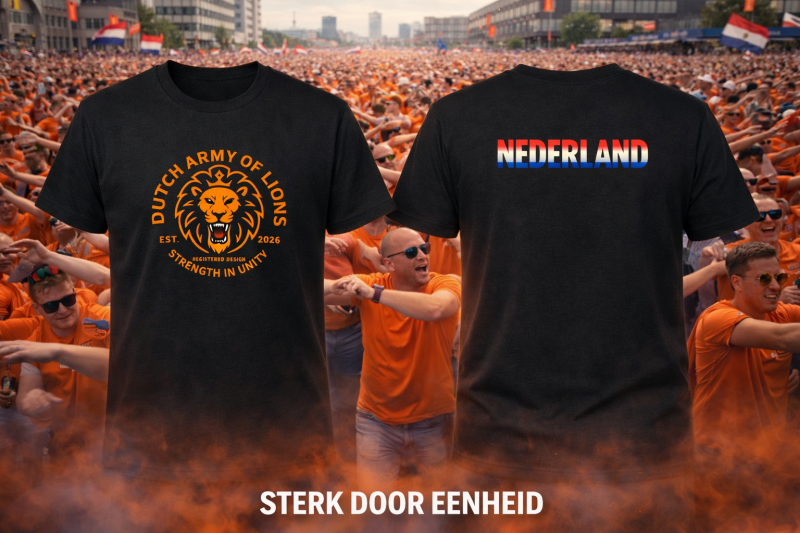 Oranje T-shirt | WK Voetbal | Oranje legioen Oranje supporters Fifa 2026 Worldcup Nederlands elftal - Sport Assen 