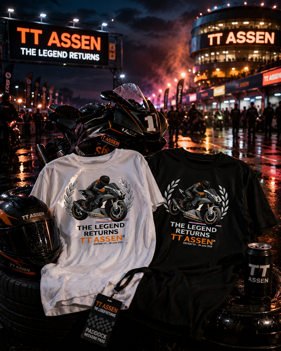 TT Assen 2026 T-shirt - TT T-shirt 2026 Dutch TT 2026 merchandise TT kleding