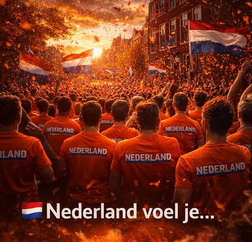Oranje T-shirt WK Voetbal Formule 1 Zandvoort