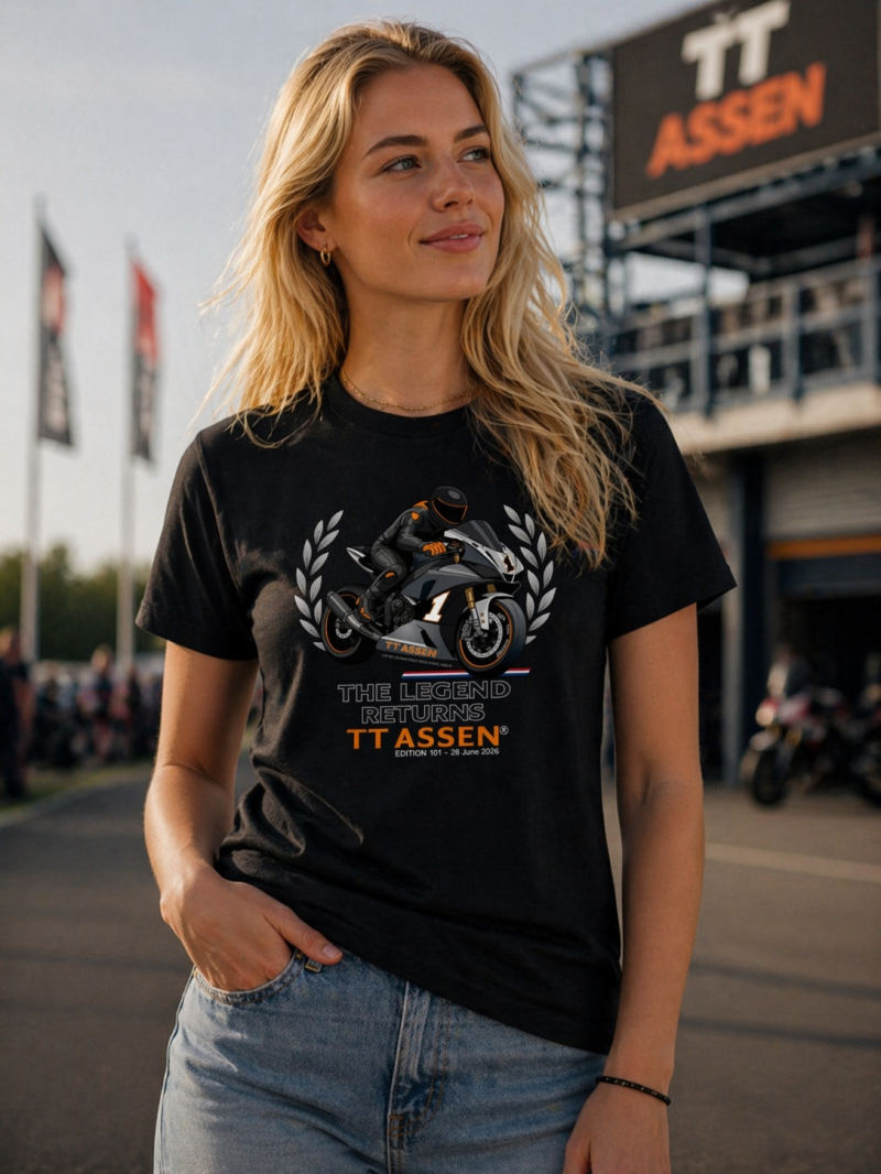 TT Assen 2026 T-shirt - TT T-shirt 2026 Dutch TT 2026 merchandise TT kleding - TT merchandise