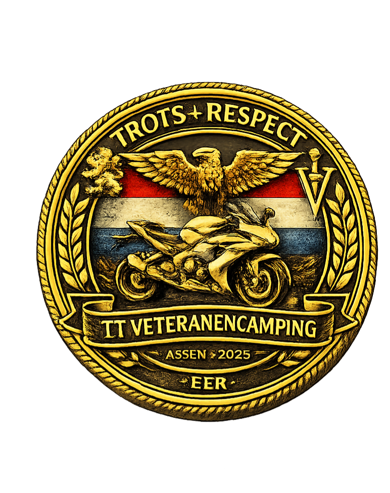 TT camping Assen - TT-Shirt 2026 - TT camping de Veteraan - TT Veteranencamping