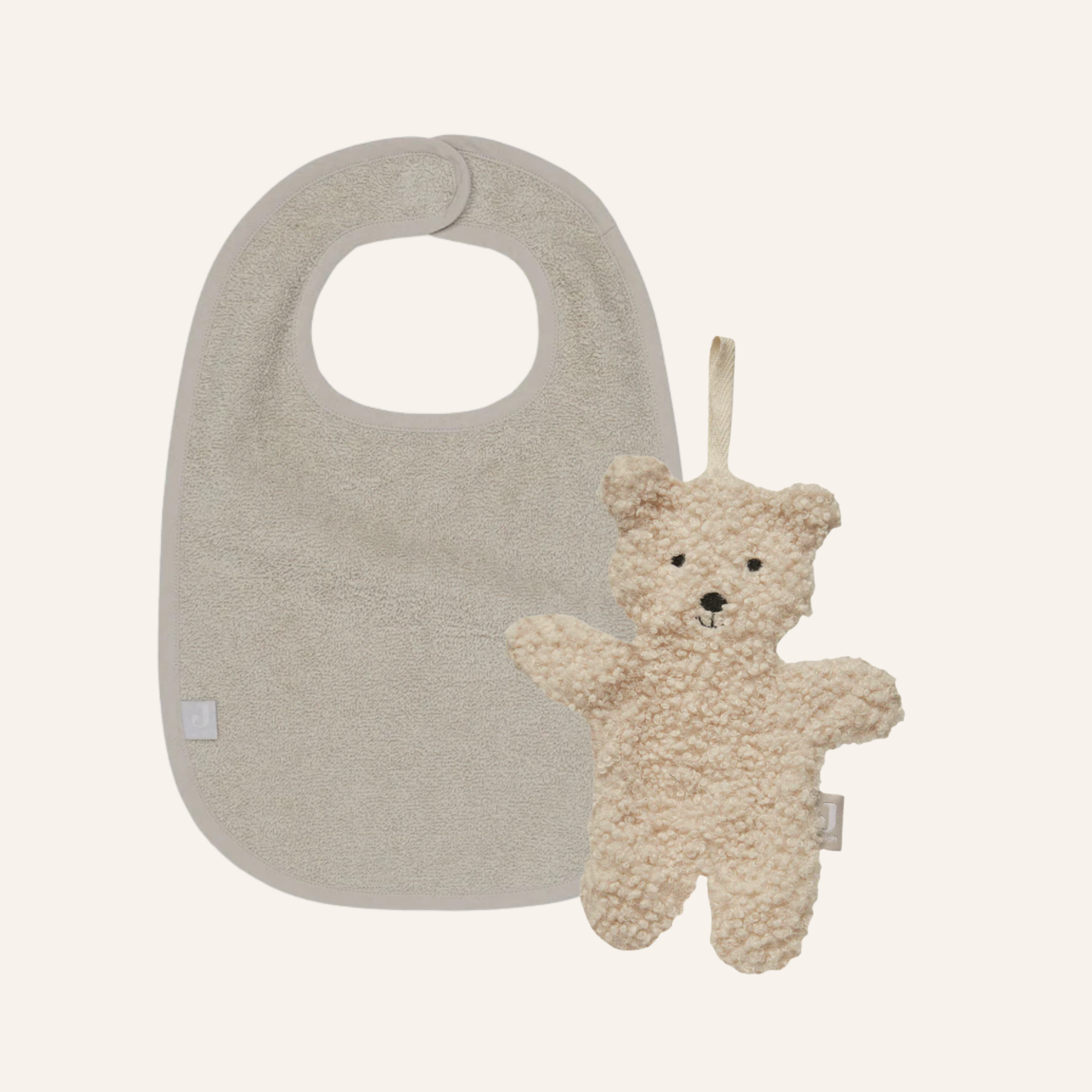 Set | Geborduurde Speenknuffel & Slab Met Naam