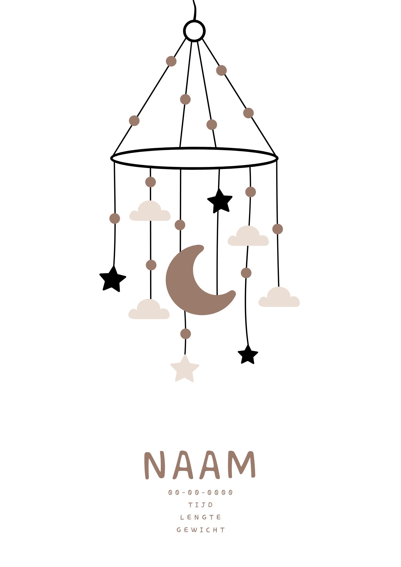 Gepersonaliseerde Poster | Dromen in de Sterren