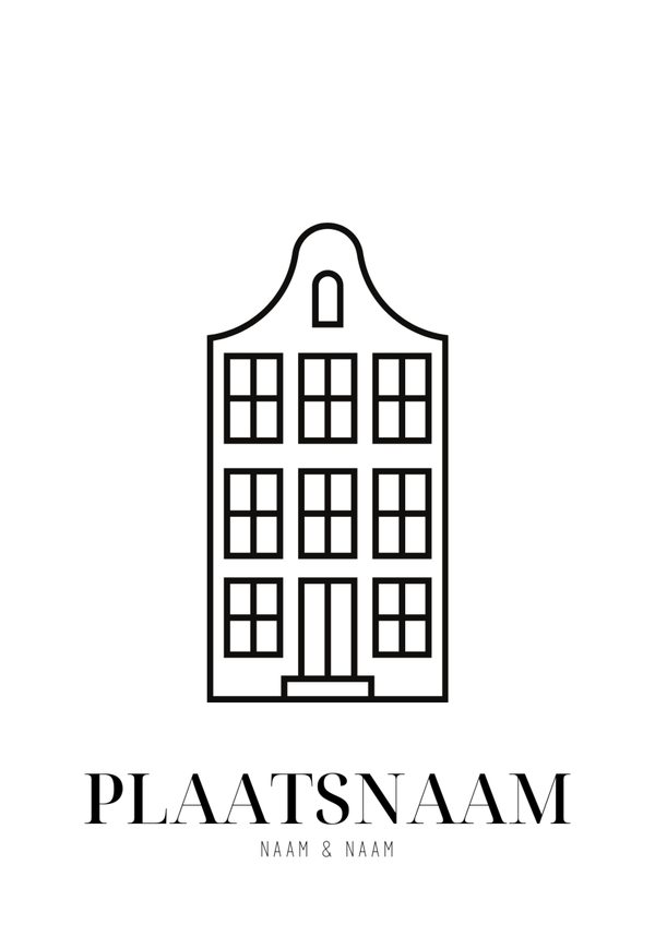 Gepersonaliseerde Poster | Geluksplek